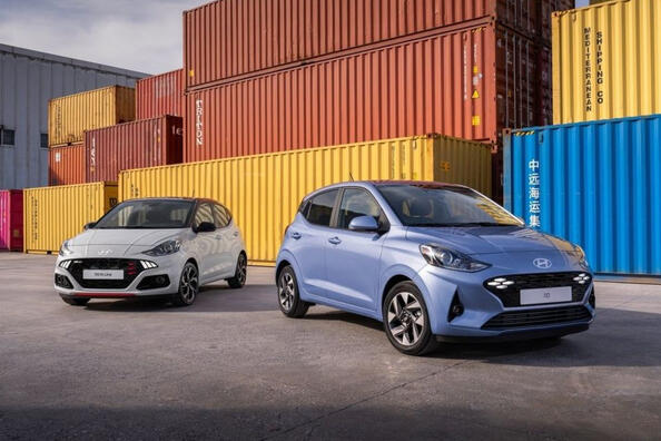 Neu gestalteter Kleinwagen-Fließheck-Hyundai i10