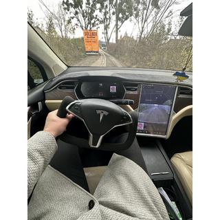 Lenkrad Sportlenkrad (Alcantara, Carbon, mit Heizung) Tesla Model X 2015- Foto 2