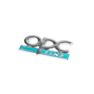 Metallemblem Kofferraum OPC Line (Chrom+Blau) Foto 1
