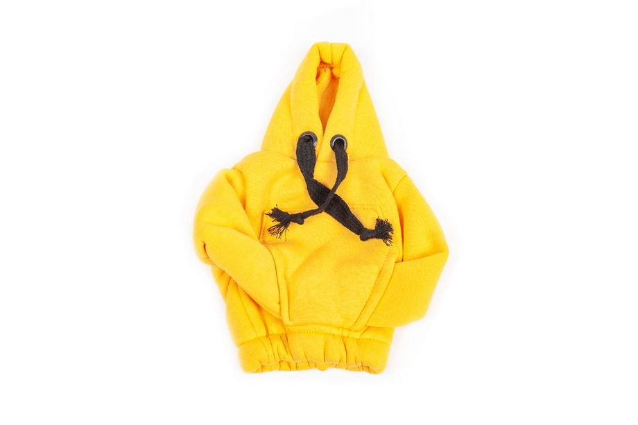 Schaltknauf Abdeckung Hoodie-Stil (gelb, schwarzes Band) Foto 2