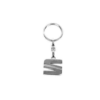 Metallschlüsselanhänger mit Seat Logo Foto 1