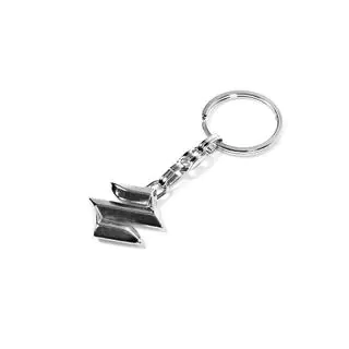 Metallschlüsselanhänger mit Suzuki Logo Foto 3