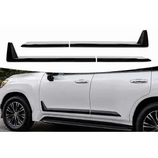 Schwarze Türleisten F-Sport weiß+schwarz (4 Stk, ABS) Foto 1