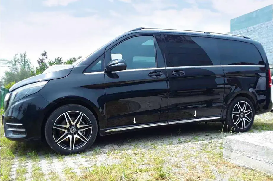 Mercedes Vito/V-class W447 2014- Einstiegsleisten Edelstahl (4 Stk) Foto 1