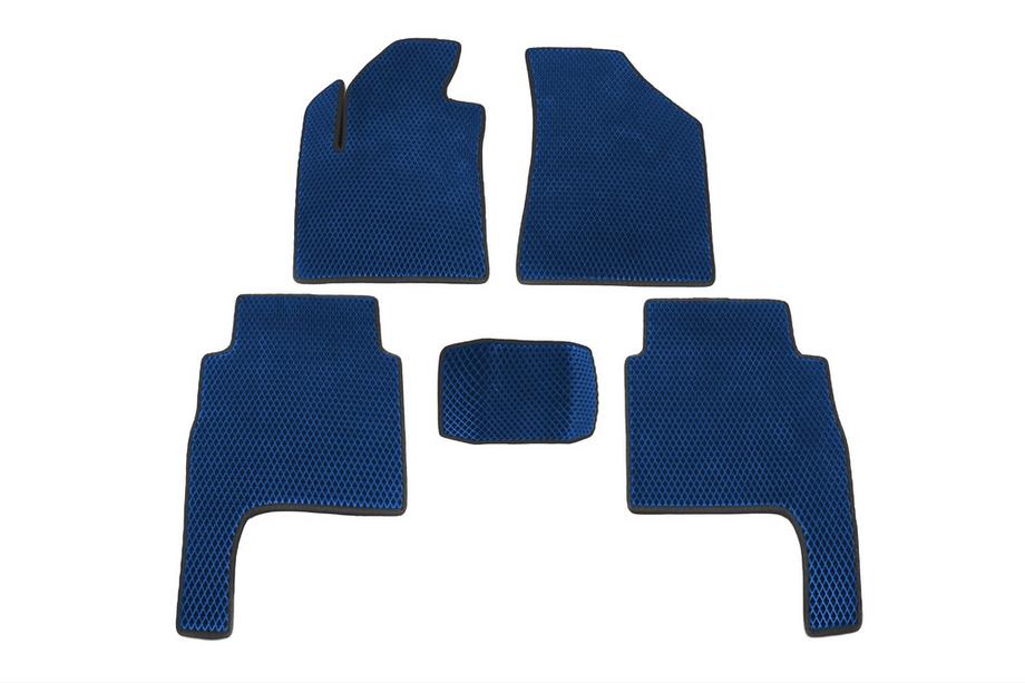 Hyundai Santa Fe 2 2006-2012 EVA Fußmatten (Blau) 2006-2010 Image
