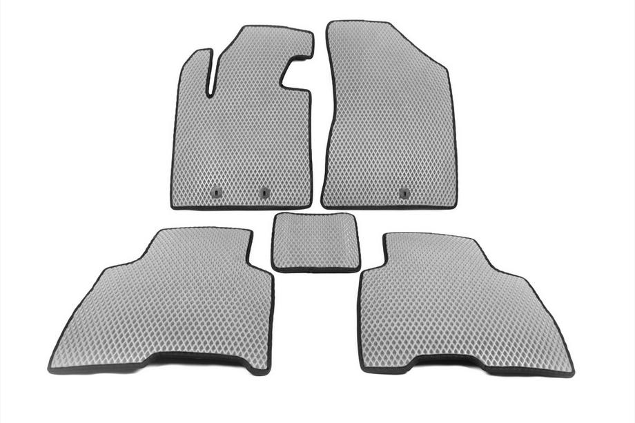 Kia Sorento II XM 2009-2014 Fußmatten 2012-2014 (EVA, Grau) Image