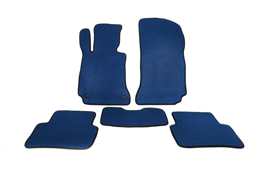 Mercedes C-class W204 2007-2015 EVA Fußmatten (Blau) Image