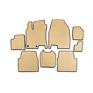 EVA Fußmatten für +2 (3 Reihen, Beige) Nissan Qashqai 2010-2014 Foto 1