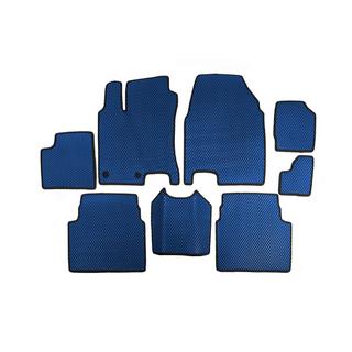 EVA Fußmatten für +2 (3 Reihen, Blau) Nissan Qashqai 2007-2010 Foto 1