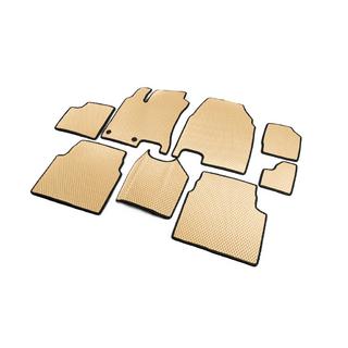 EVA Fußmatten für +2 (3 Reihen, Beige) Nissan Qashqai 2007-2010 Foto 2