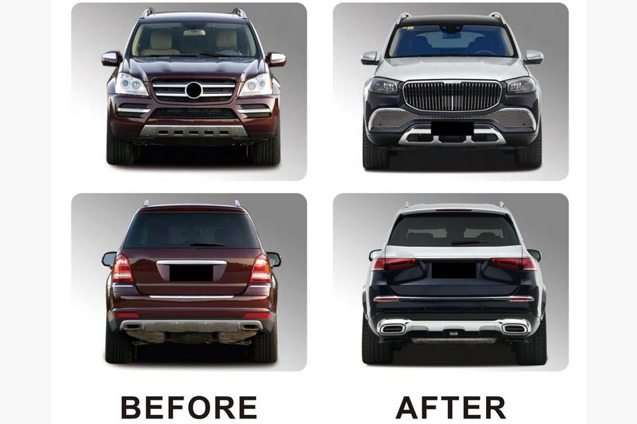 Mercedes GL class X164 2006-2012 Facelift Kit auf GLS X167 Maybach Foto 1