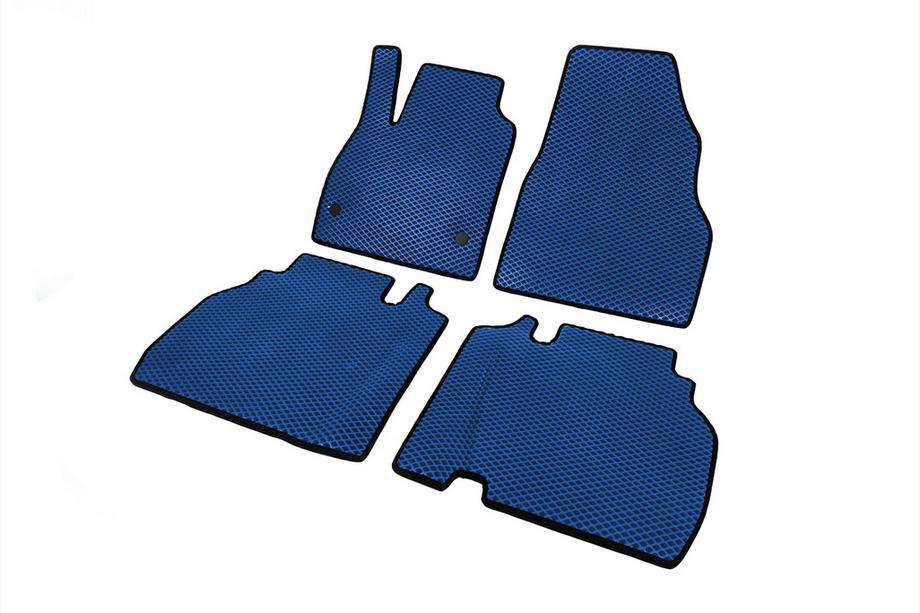 Volkswagen Caddy 2004-2010 EVA Fußmatten (Blau) 2 Stk, vorne Foto 6