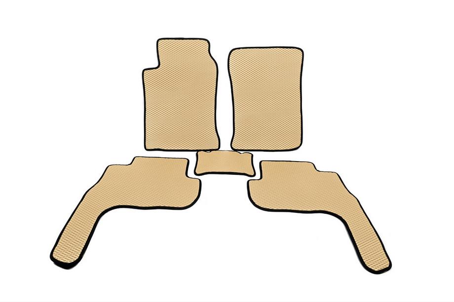 Toyota Land Cruiser 90 Prado 1996-2002 EVA Fußmatten (Beige) Foto 1