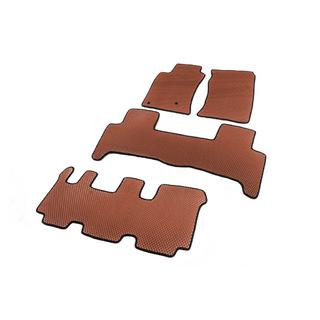 EVA Fußmatten (3 Reihen, Braun) Toyota Land Cruiser Prado 120 2002-2009 Foto 2