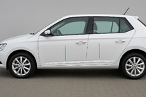 Skoda Fabia 2014-2021 Türleisten Edelstahl (4 Stück) Foto 1