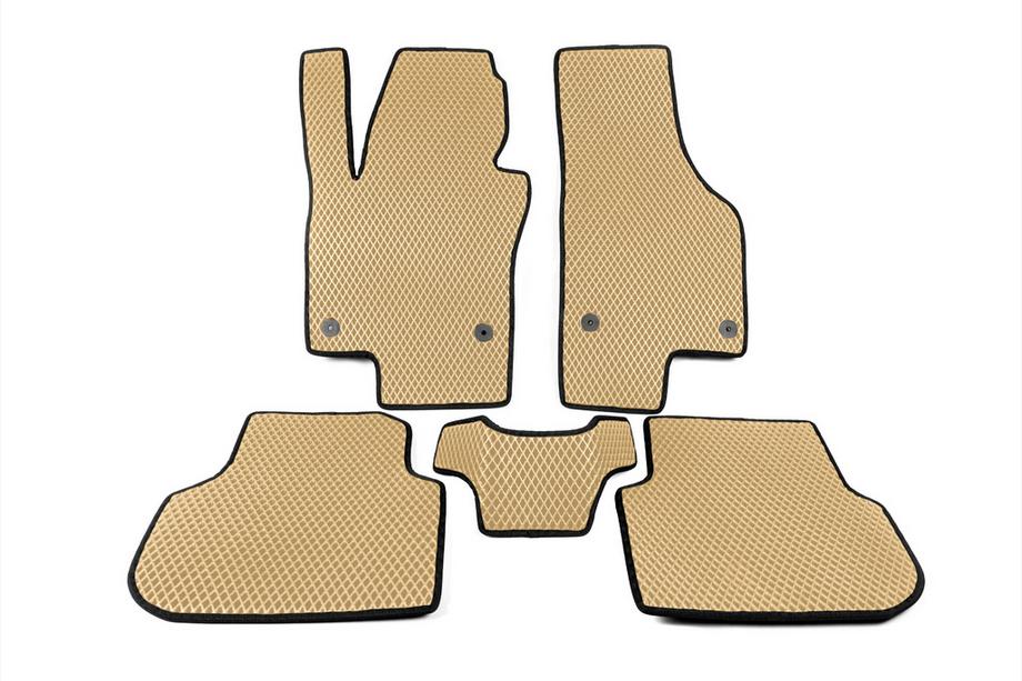Volkswagen Jetta 2011-2018 EVA Fußmatten (Beige) Image
