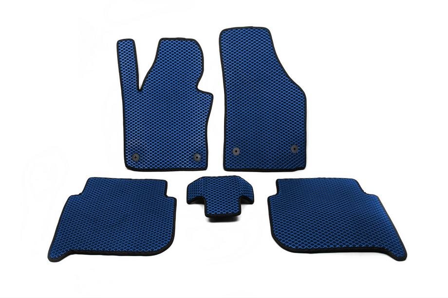 Volkswagen Touran 2003-2010 EVA Fußmatten (Blau) Image