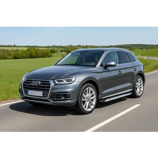 Trittbretter Shining V1 (2 Stk., Aluminium) Audi Q5 2017-2025 Foto 1