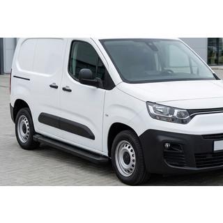 Trittbretter Allmond Black (2 Stk., Aluminium) Fiat Doblo III 2023- Foto 1