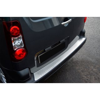 Heckstoßstangenabdeckung OmsaLine Edelstahl Peugeot Partner Tepee 2008-2018 Foto 2