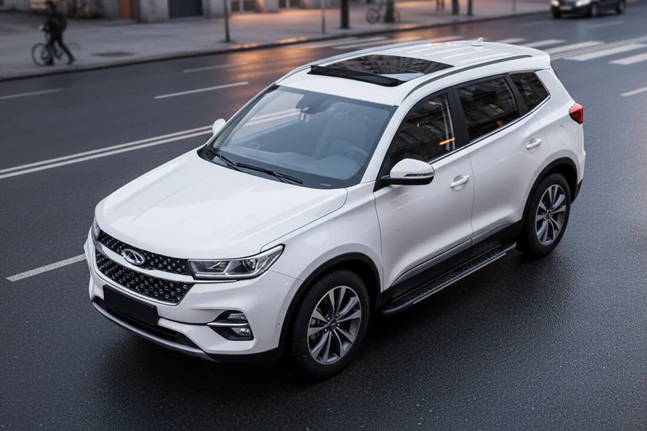 Chery Tiggo 7 2020- Trittbretter Bosphorus Grey (2 Stk., Aluminium) Image