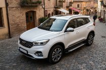 Chery Tiggo 8 2017- Trittbretter Allmond Grey (2 Stk., Aluminium) Foto 1