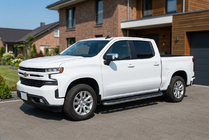 Chevrolet Silverado 2019- Seitenschweller Tayga Grey (2 Stk., Aluminium) Foto 1
