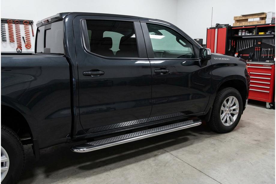 Chevrolet Silverado 2019- Trittbretter Maydos V2 (2 Stk., Aluminium) Image