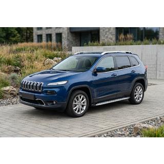 Trittbretter Shining V1 (2 Stk., Aluminium) Jeep Cherokee KL 2013- Foto 1