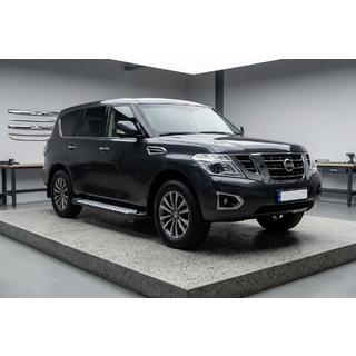 Trittbretter Allmond Grey (2 Stk., Aluminium) Nissan Armada 2016-2024 Foto 1