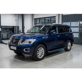 Seitenschweller Maya Blue (2 Stk., Aluminium) Nissan Armada 2016-2024 Foto 1