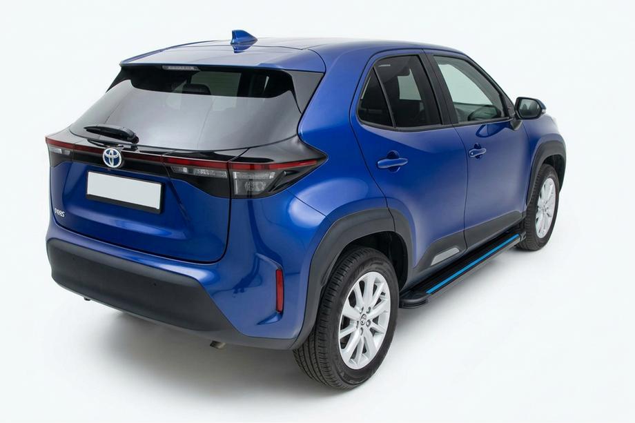 Toyota Yaris/Yaris Cross (XP210) 2020- Seitenschweller Maya Blue (2 Stk., Aluminium) Foto 1