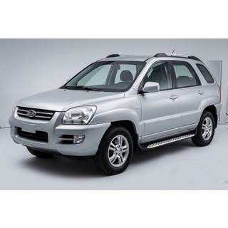 Trittbretter Shining V1 (2 Stk., Aluminium) Kia Sportage 2004-2010 Foto 1