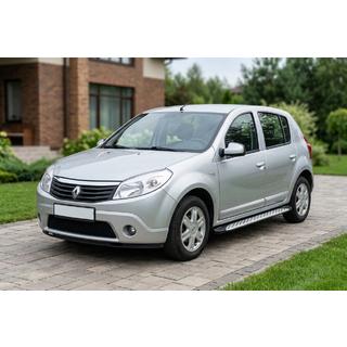 Trittbretter Shining V1 (2 Stk., Aluminium) Dacia Sandero 2007-2013 Foto 1