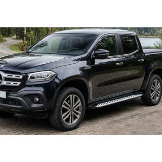 Trittbretter Shining V1 (2 Stk., Aluminium) Mercedes X class 2017-2020 Foto 1
