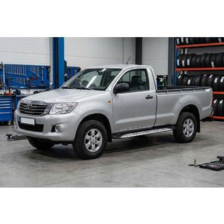 Trittbretter Shining V1 (2 Stk., Aluminium) Toyota Hilux 2006-2015 Foto 1