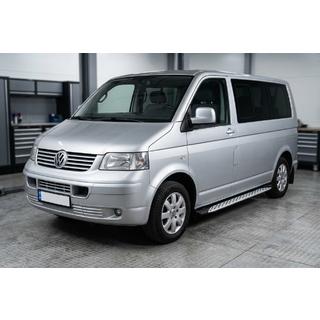 Trittbretter Shining V1 (2 Stk., Aluminium) Volkswagen T5 Multivan 2003–2010 Foto 1