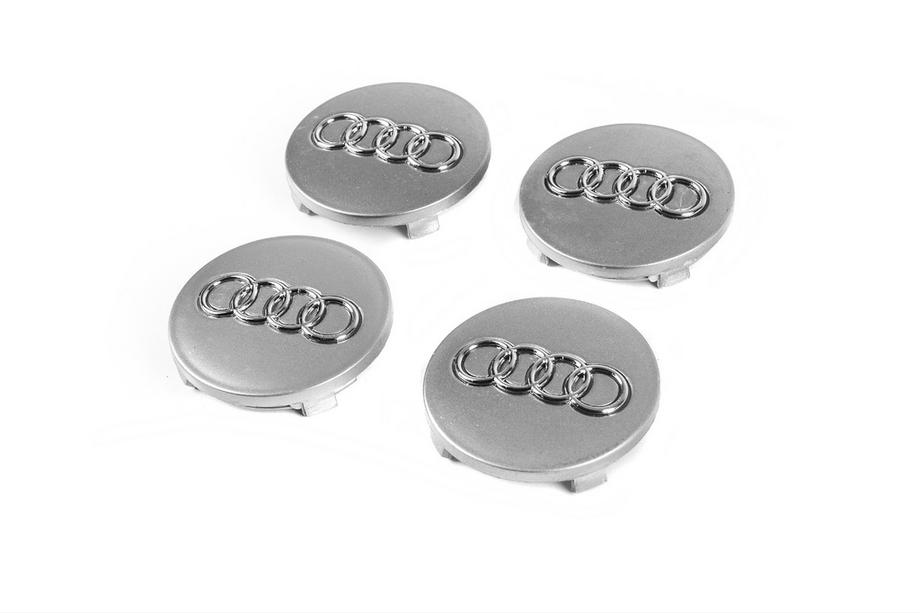 Audi Felgendeckel 60/58mm grau ad5957s (4 Stk) Image