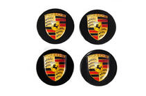 Porsche Felgendeckel 76/71mm schwarz (4 Stk) Foto 2