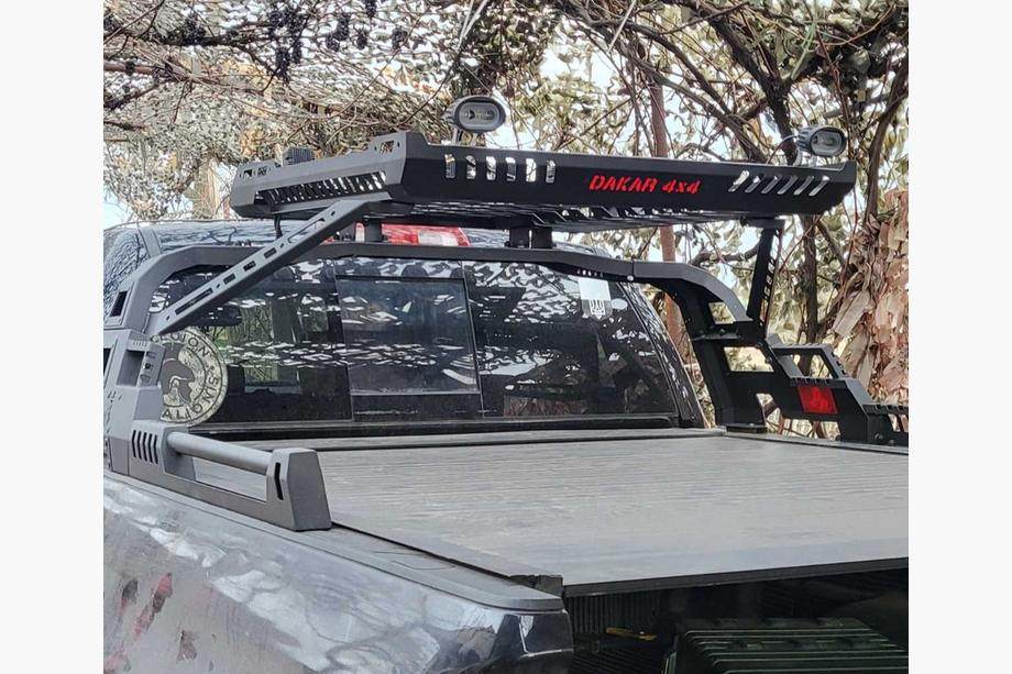 Toyota Tundra 2007-2021 Rollbar mit Korb Dakar (für Rollcover) Foto 2