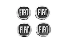 Fiat Felgendeckel 59/55 mm schwarz (4 Stk) Foto 2