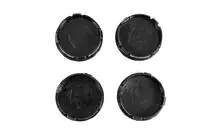 Fiat Felgendeckel 59/55 mm schwarz (4 Stk) Foto 3