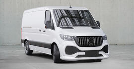 Mercedes Sprinter W907/W910 2018- Frontstoßstange mit Kühlergrill (Polypropylen, zum Lackieren) Foto 7