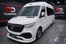 Mercedes Sprinter W907/W910 2018- Frontstoßstange mit Kühlergrill (Polypropylen, zum Lackieren) Foto 1