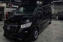 Mercedes Sprinter W907/W910 2018- Frontstoßstange mit Kühlergrill (Polypropylen, zum Lackieren) Foto 2