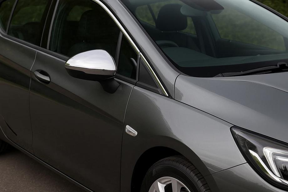 Opel Astra K 2016-2021 Spiegelabdeckungen (2 Stk, Edelstahl) Image