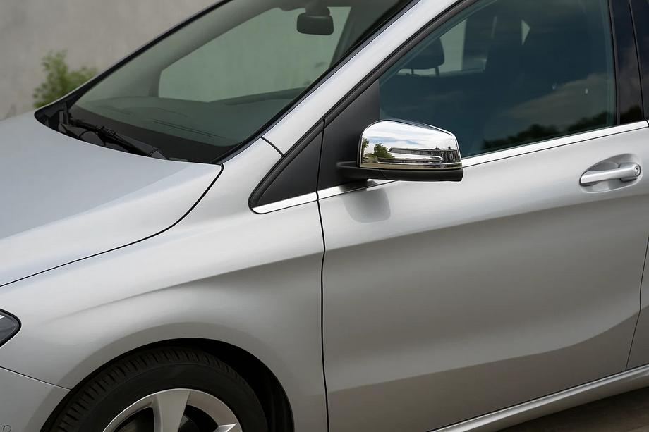 Mercedes B-class W246 2011-2018 Spiegelabdeckungen (2 Stk, Edelstahl) Foto 1