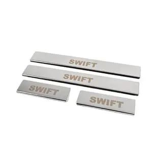 Einstiegsleisten Abdeckung (4 Stk, Edelstahl) Suzuki Swift 2005-2010 Foto 2