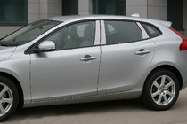 Volvo V40 2012- Edelstahl Türsäulen Abdeckungen Foto 1