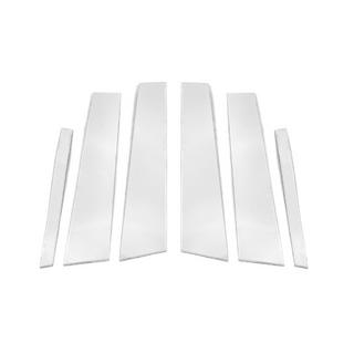 Edelstahl Türsäulen Abdeckungen (6 Stk) Mercedes C-class W205 2014-2021 Foto 2